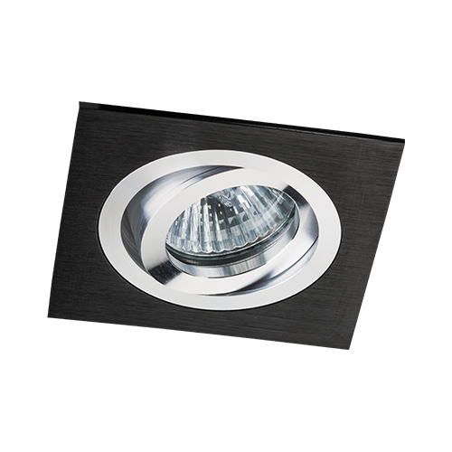 Встраиваемый светильник MEGALIGHT SAG 103-4 black/silver
