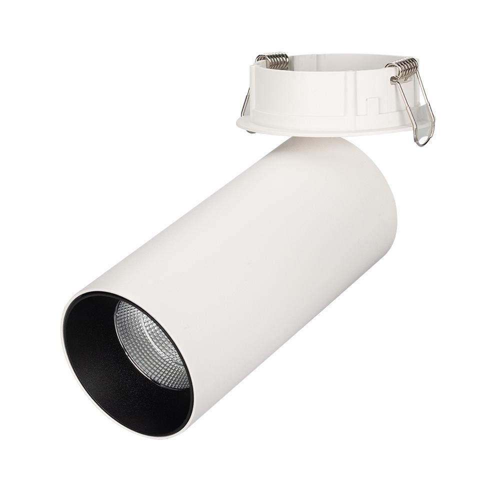 Встраиваемый светильник Arlight SP-POLO-BUILT-R65-8W White5000 (WH-BK, 40 deg)