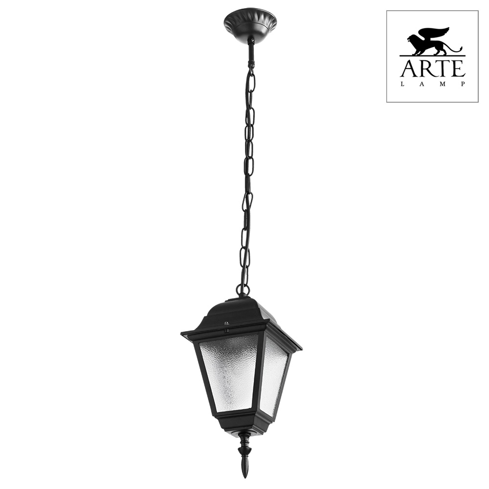 Уличный потолочный подвесной светильник Arte Lamp Bremen A1015SO-1BK