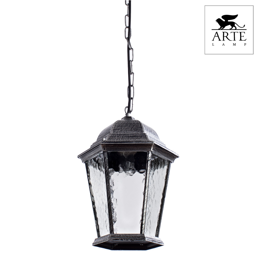 Уличный потолочный подвесной светильник Arte Lamp Genova A1205SO-1BS