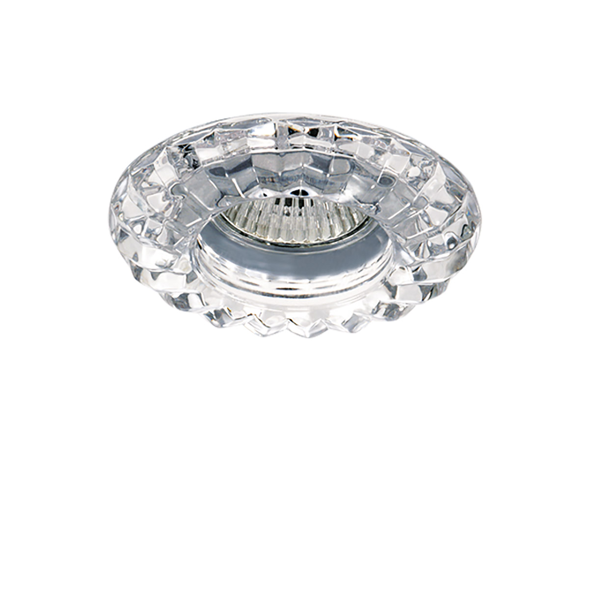 Светильник точечный встраиваемый декоративный с заменяемой ГЛН или LED лампой Lightstar Solo ray 011986