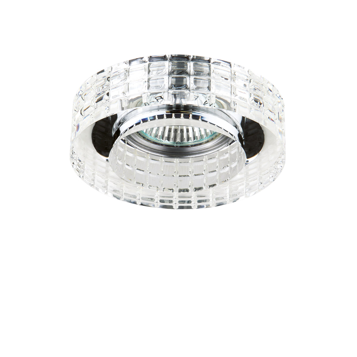 Светильник точечный встраиваемый декоративный с заменяемой ГЛН или LED лампой Lightstar Faceto 011621