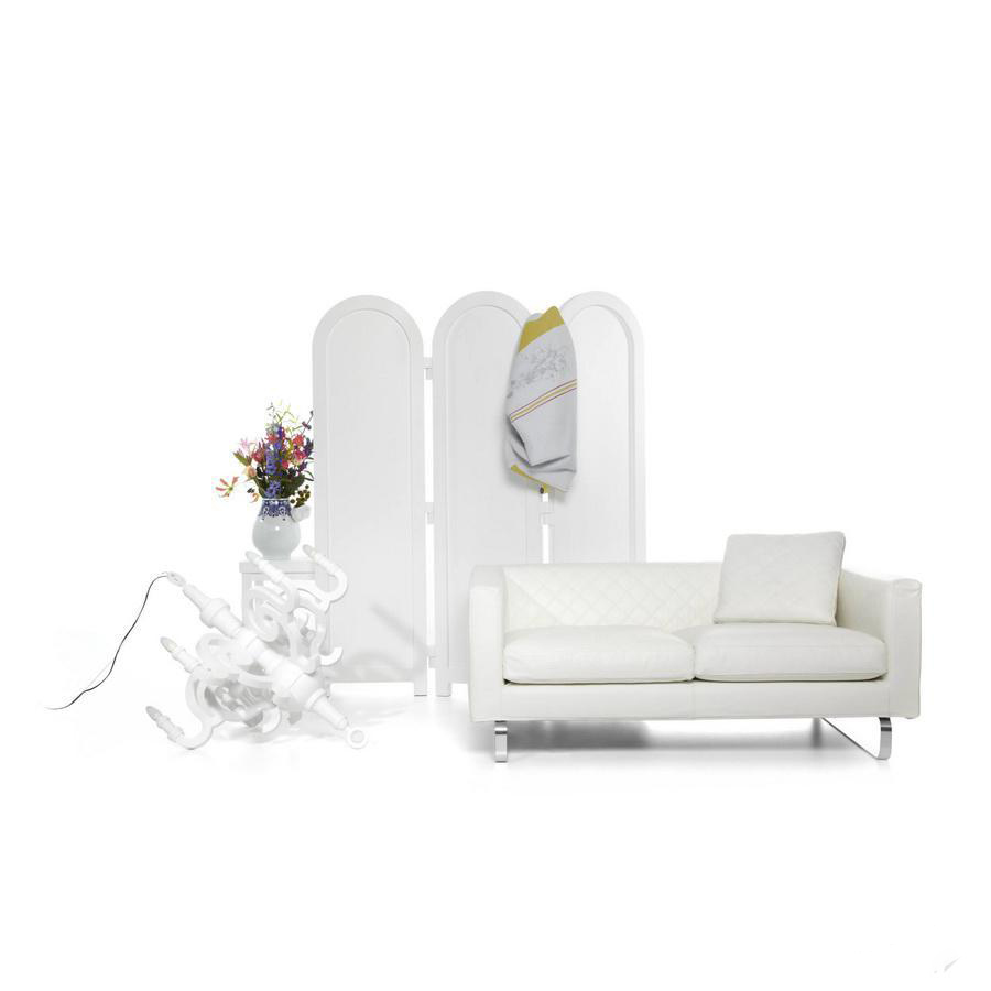 Диван Moooi MOSBT2XNK-C22 + MOSBTPINK-C22 + MOSBT-LG-SK weiss Boutique 2-Sitzer Leather weiss