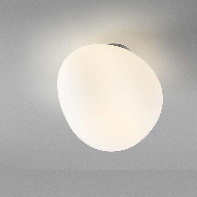 Накладной потолочный светильник Foscarini 168005 10 Gregg media Bianco