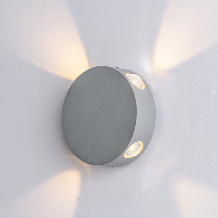 Накладной настенный светильник Arte Lamp Tamburello A1525AP-1GY