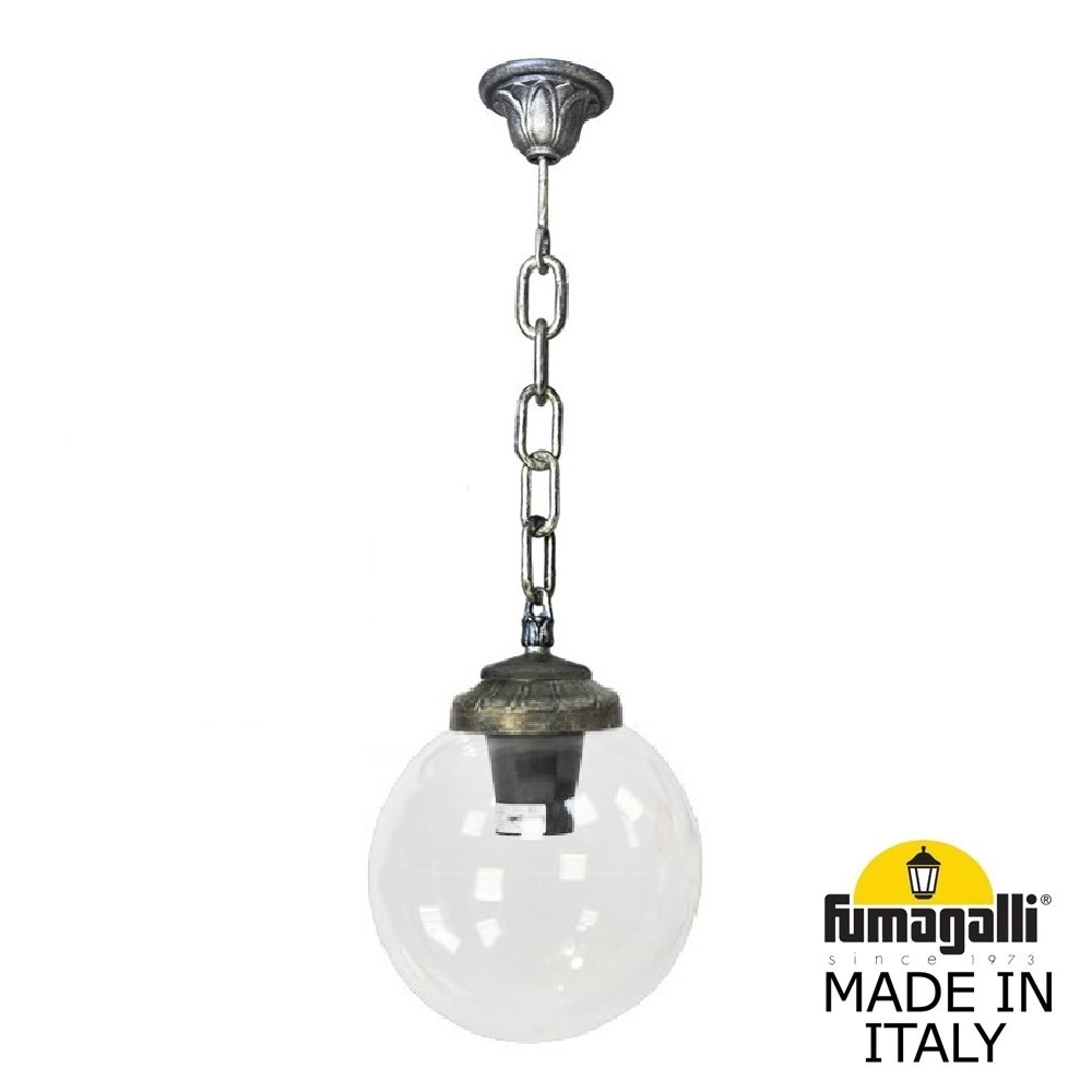 Уличный потолочный подвесной светильник Fumagalli Globe 250 G25.120.000.BXE27