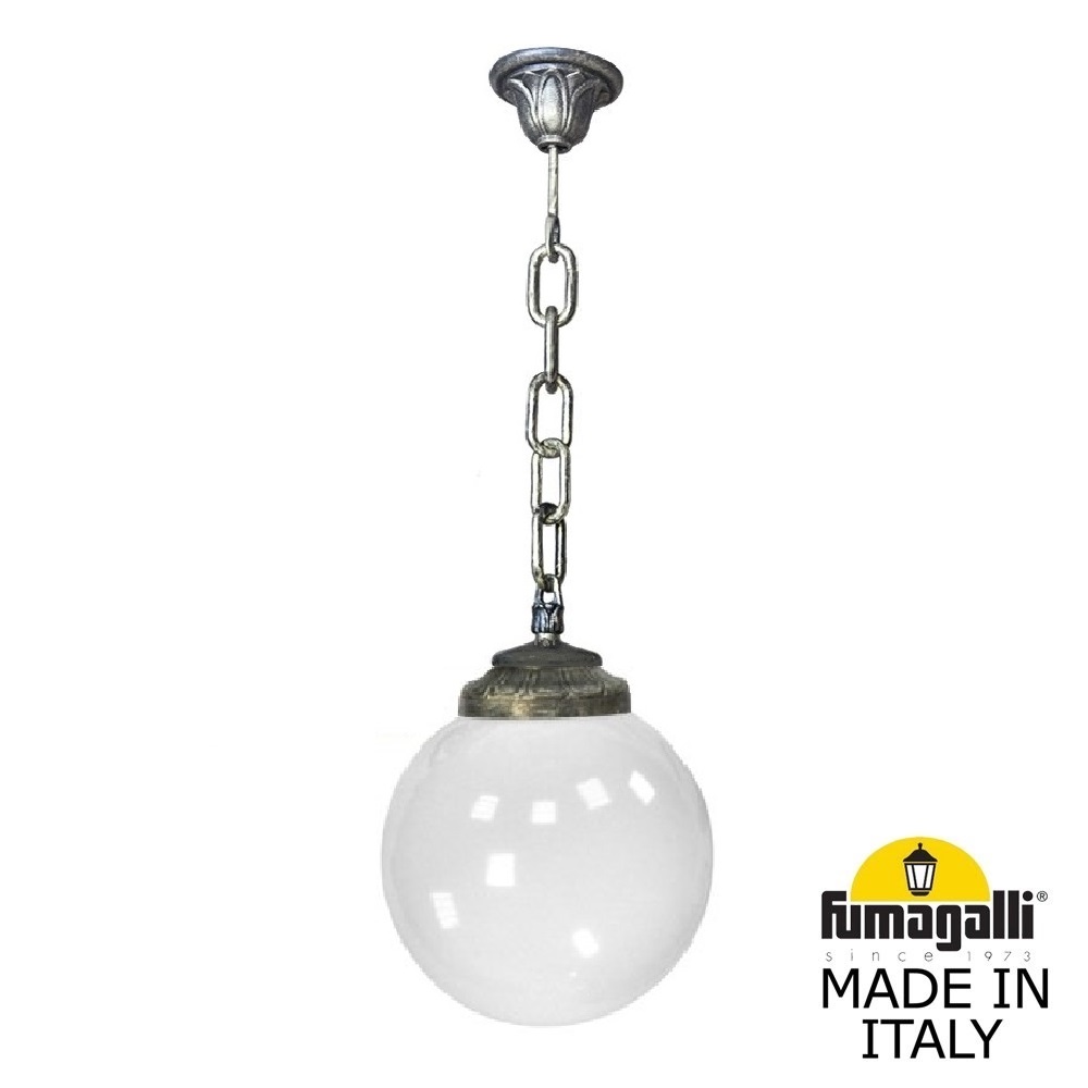 Уличный потолочный подвесной светильник Fumagalli Globe 250 G25.120.000.BYE27