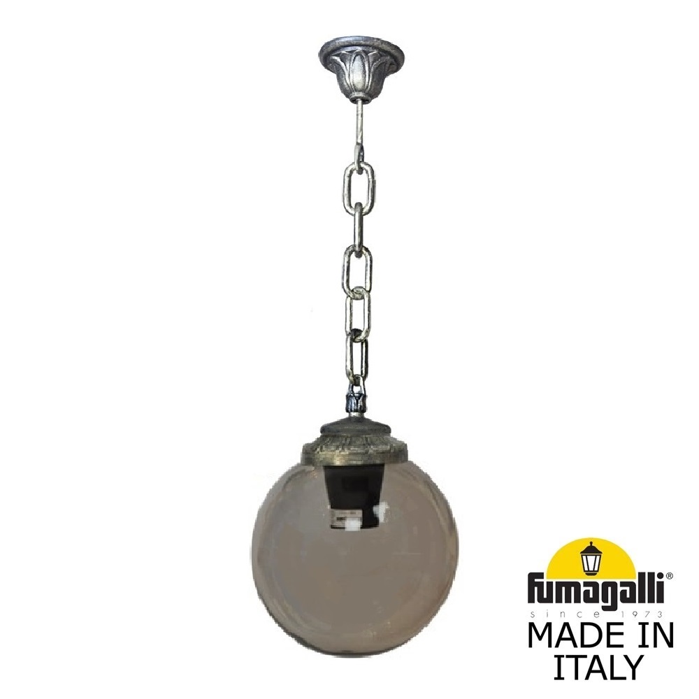 Уличный потолочный подвесной светильник Fumagalli Globe 250 G25.120.000.BZE27