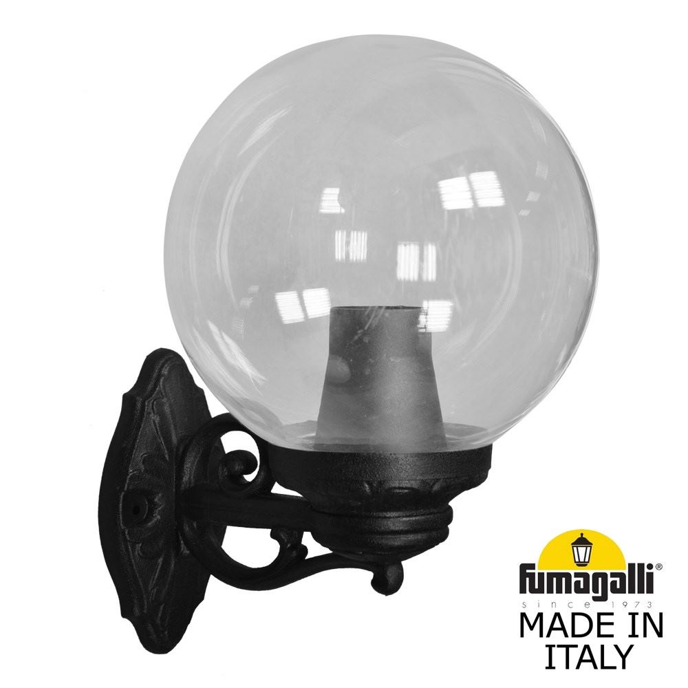Уличный настенный светильник на штанге Fumagalli Globe 250 G25.131.000.AXE27