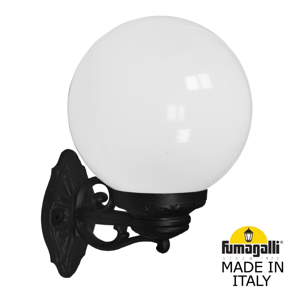 Уличный настенный светильник на штанге Fumagalli Globe 250 G25.131.000.AYE27