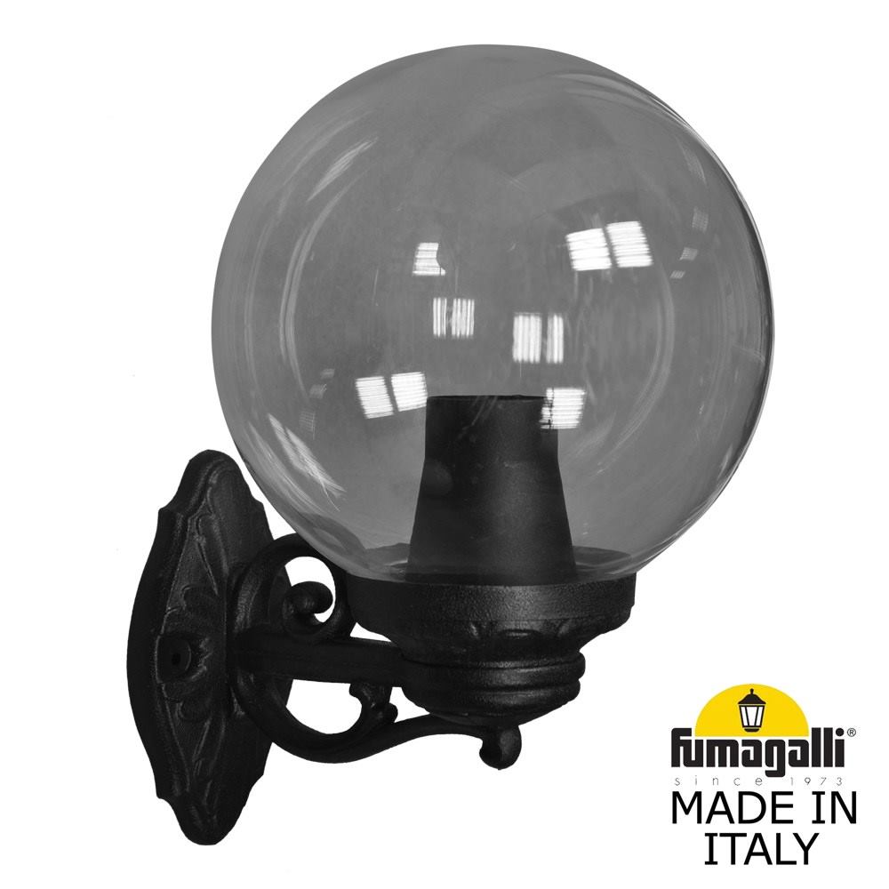 Уличный настенный светильник на штанге Fumagalli Globe 250 G25.131.000.AZE27