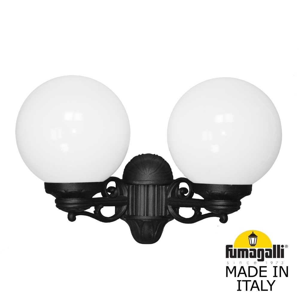 Уличный настенный светильник на штанге Fumagalli Globe 250 G25.141.000.AYE27