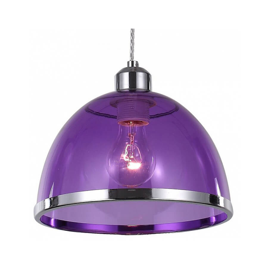 Купить лампу подвесную. Подвесной светильник St Luce. Фиолетовый светильник. Люстра сиреневая. Подвесной светильник фиолетовый.