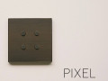 Дизайнерский выключатель Lithoss Pixel