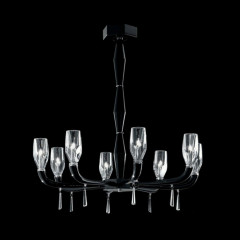 Светильник потолочный подвесной De Majo 0FLUT0K08 FLUTE K8