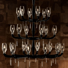 Светильник потолочный подвесной De Majo 0FLUT0K26 FLUTE K12+8+6