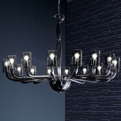 Светильник потолочный подвесной De Majo 0GLAC0K17 GLACE K17