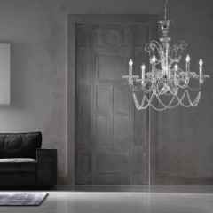 Светильник потолочный подвесной De Majo 060190K06_clear 6019 K6