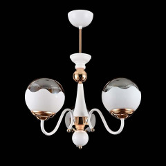 Подвесная люстра ЭкономСвет 13160/3WT+FGD WT+TEA