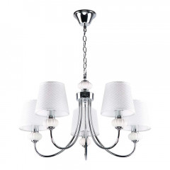 Подвесная люстра ЭкономСвет 17006/5CR WT