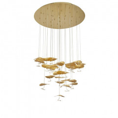 Подвесная светодиодная люстра iLedex Lotus 8827P-19 BR