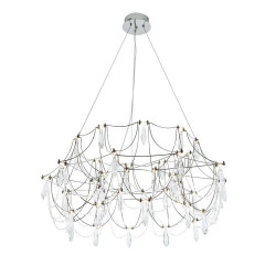 Подвесная светодиодная люстра Modelux Premium ML.5603.800P СН