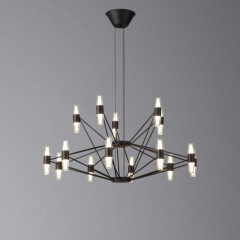 Люстра подвесная Alfa Light F3024-61 BLACK