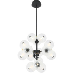 Люстра подвесная Alfa Light F1824-01 500*500*500+500mm LED/15W/3000K