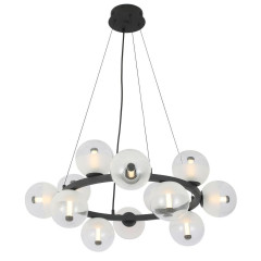 Люстра подвесная Alfa Light F1824-02 600*600*280+1500mm LED/13W/3000K