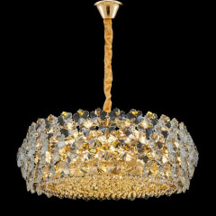 Люстра подвесная Alfa Light F2024-10 E14 Хром