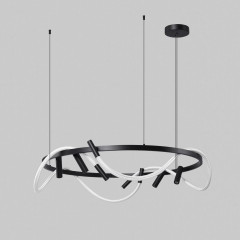 Люстра подвесная Alfa Light F3024-24 BLACK