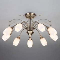 Потолочная люстра Eurosvet 22080/9 античная бронза