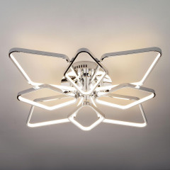 Потолочная светодиодная люстра Eurosvet Kalifea 90081/8 хром
