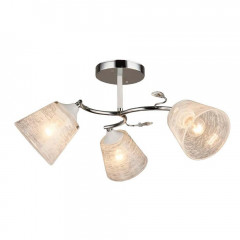 Потолочная люстра ЭкономСвет 12215/3CR+WT WCL