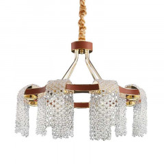 Люстра Loft-Concept Leather Glass Chandelier 40.6282-0