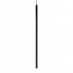 Подвесной светодиодный светильник Ideal Lux Ultrathin D100 Round Nero 142913