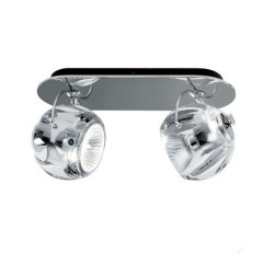 Настенно-потолочный светильник Fabbian Beluga Steel D57 G19 15