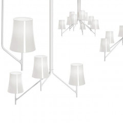 Светильник потолочный подвесной Foscarini 2210076 10 BIRDIE 6 Bianco