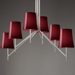 Светильник потолочный подвесной Foscarini 2210076SP5 65 Birdie 6 H. 5 m Amaranto