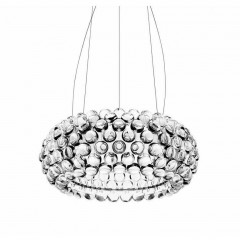 Светильник потолочный подвесной Foscarini 138007 16SP5 Caboche media H. 5 m Trasparente