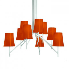 Светильник потолочный подвесной Foscarini 2210089 53 Birdie 9 Arancio