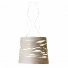 Светильник потолочный подвесной Foscarini 182007 10 Tress grande Bianco