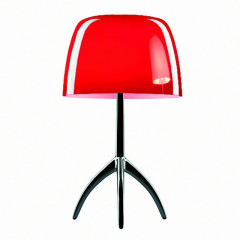 Настольный светильник Foscarini Lumiere 5 piccola Cromo nero/Ciliegia 0260112R2 62