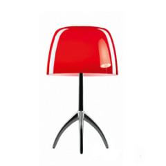 Настольный светильник Foscarini Lumiere 5 piccola Cromo nero/Ciliegia dimmer 0260112R2 62D