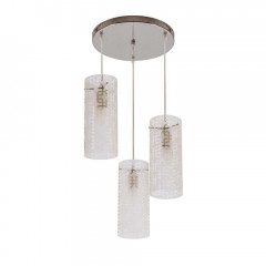 Подвесной светильник ЭкономСвет 222ZW/3CR CL