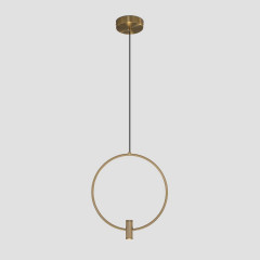 Подвесной светодиодный светильник Eurosvet Layla 50257/1 Led латунь