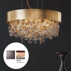 Потолочный подвесной светильник Masiero OLA S6 40 BRONZE ECLETTICA