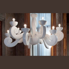 Потолочный подвесной светильник Masiero BOTERO S8 + 8 230 WH-M Eclettica