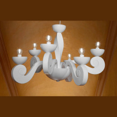 Потолочный подвесной светильник Masiero BOTERO S3 + 3 WH-M Eclettica