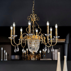 Светильник потолочный подвесной Masiero ELEGANTIA 8+1 G03-G05 ELEGANTIA